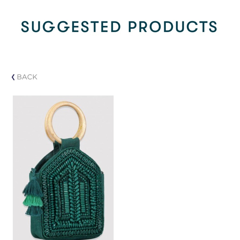 ROLLER RABBIT GARAB BEADED TOTE